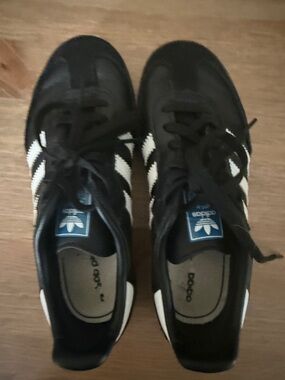 adidas Black and White Classic Low-Top Sneakers